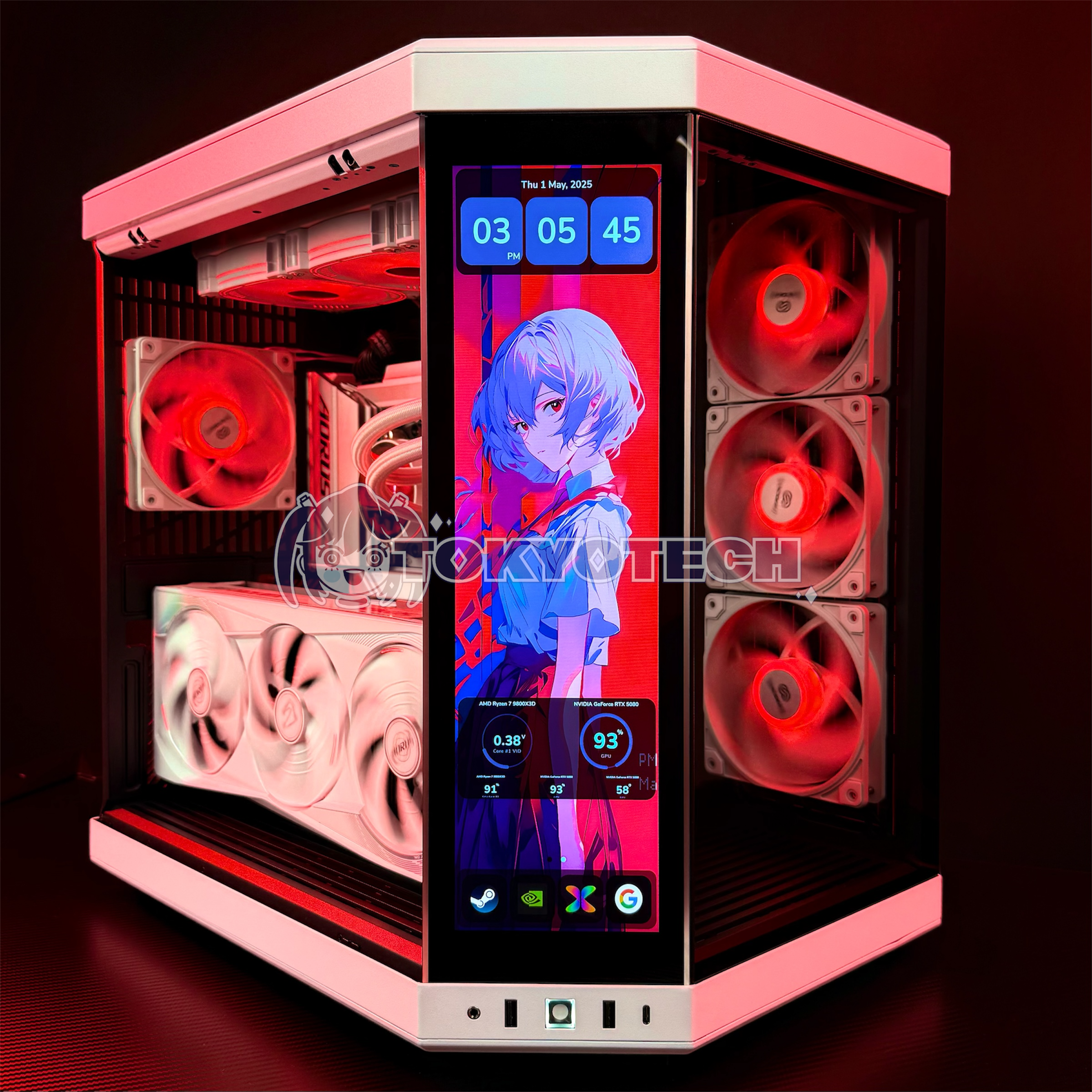 PC Gamer Premium Ryzen 7 9800X3D | RTX 5080 | 32GB RAM | 2TB NVME | ENTREGA INMEDIATA